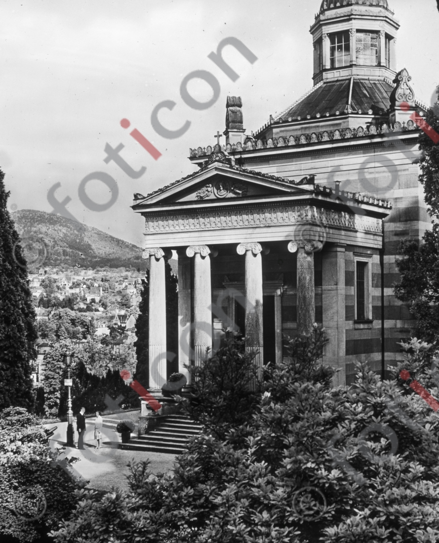 Stourdza-Kapelle | Stourdza-Chapel - Foto foticon-simon-127-075-sw.jpg | foticon.de - Bilddatenbank für Motive aus Geschichte und Kultur